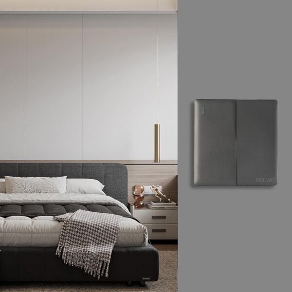 مفتاح كهرب مجوز رمادي برلنت لايت