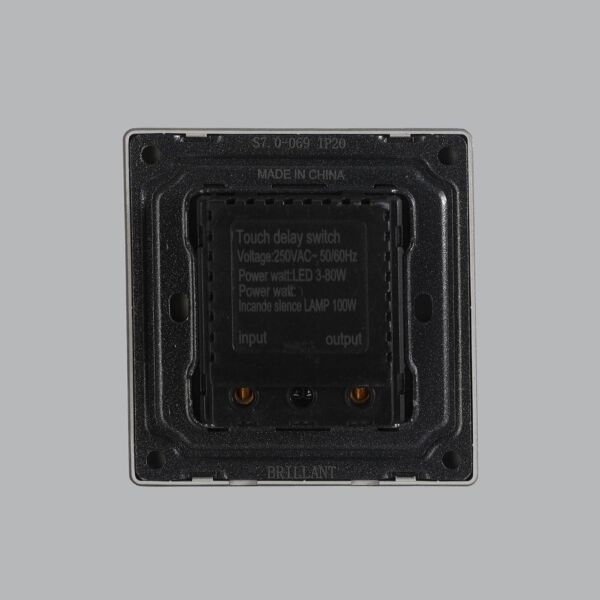 مفتاح حساس لمس برلنت لايت - رمادي