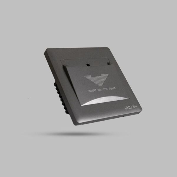 مفتاح كرت برلنت لايت - رمادي