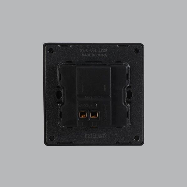 مفتاح ثلاث خطوط مفرد - أسود