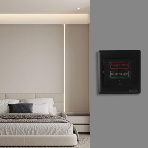 مفتاح جرس حديث برلنت لايت - أسود
