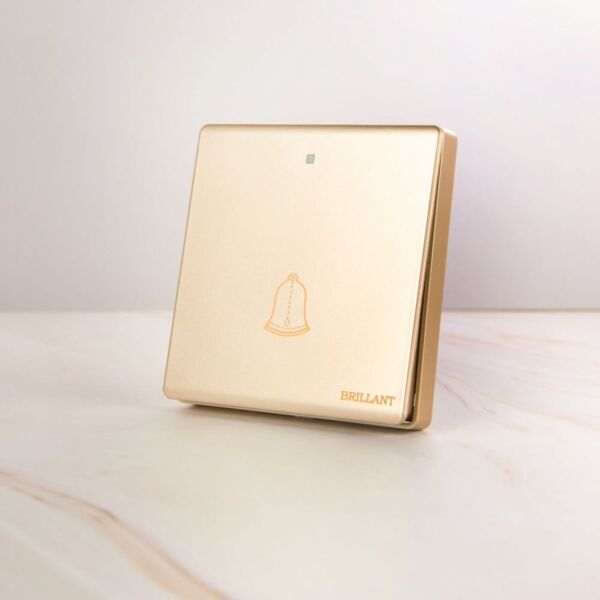 مفتاح جرس مودرن من برلنت - ذهبي