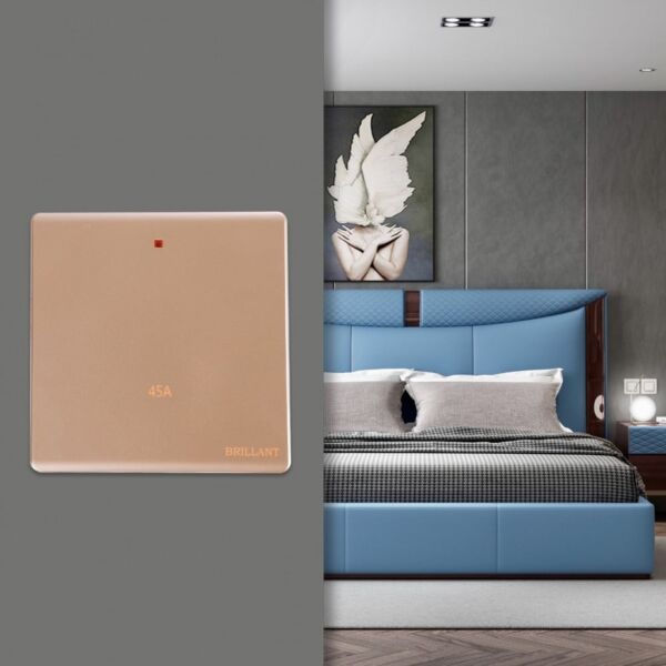 مفتاح مكيف أصلي 45 أمبير مودرن من برلنت - ذهبي