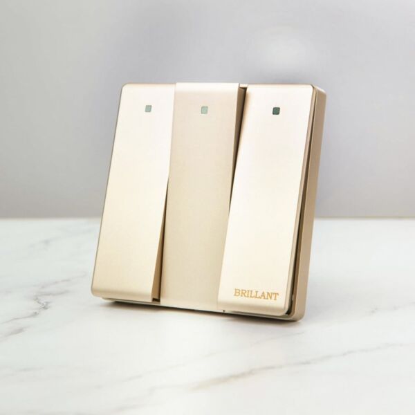 مفتاح دركسون ثلاثي مودرن من برلنت - ذهبي