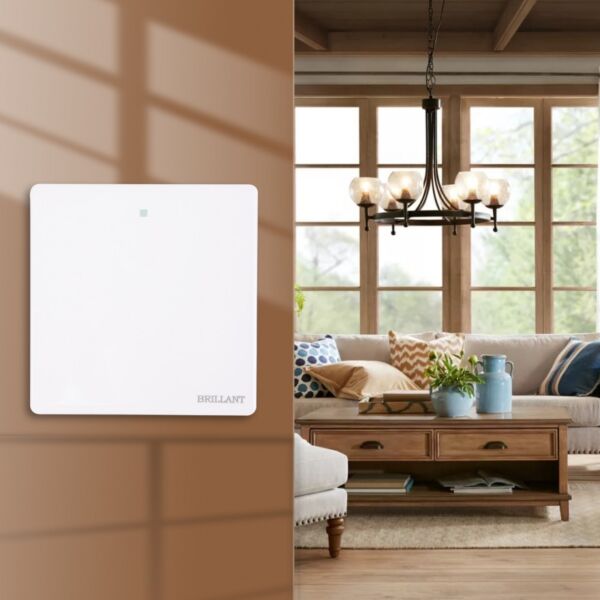 مفتاح مفرد دركسون مودرن من برلنت - ابيض