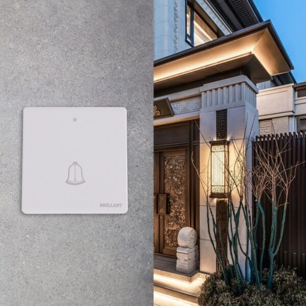 مفتاح جرس برلنت مودرن ابيض