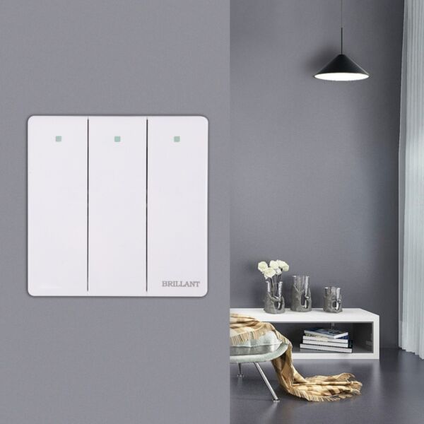 مفتاح دركسون ثلاثي مودرن من برلنت - ابيض