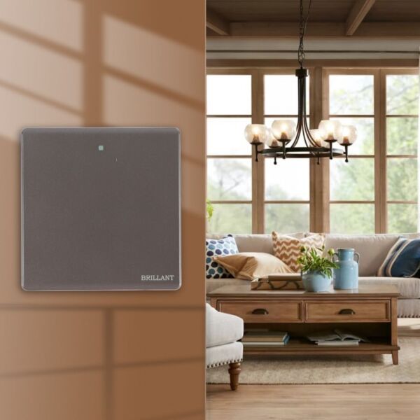 مفتاح مفرد مودرن من برلنت - رمادي