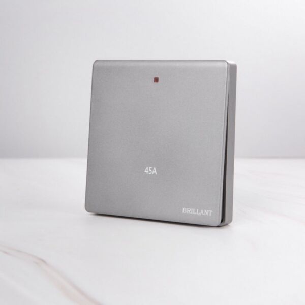 مفتاح مكيف 45 أمبير مودرن من برلنت - رمادي