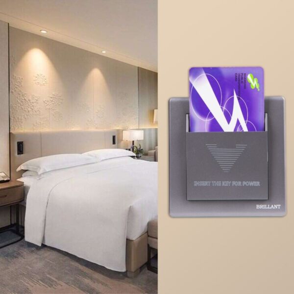 مفتاح كارت فندق مودرن من برلنت - رمادي