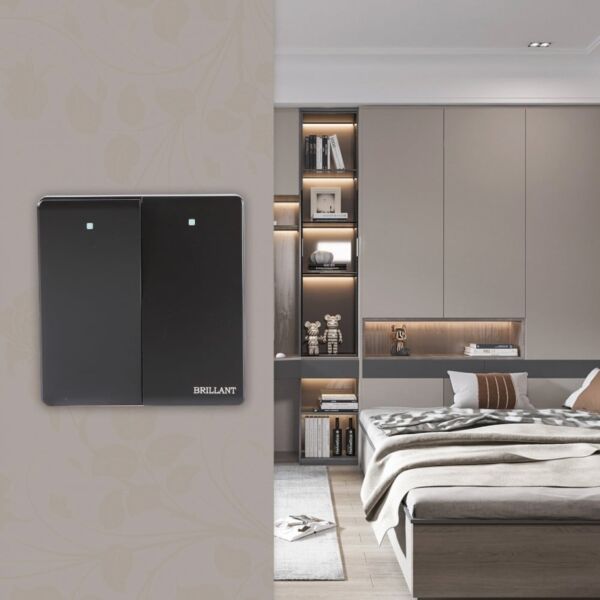 مفتاح ثنائي مودرن - اسود