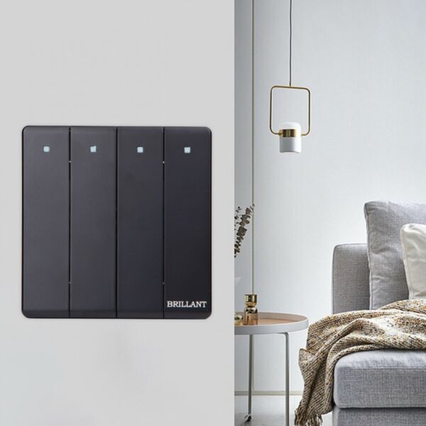 مفتاح رباعي مودرن من برلنت - اسود