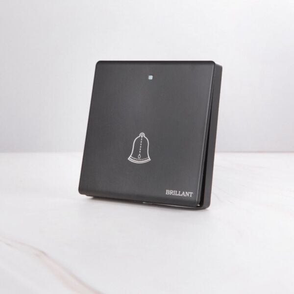 مفتاح جرس مودرن من برلنت - اسود