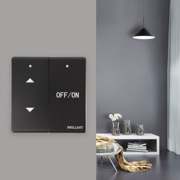 مفتاح كهرباء للنافذة مودرن - اسود