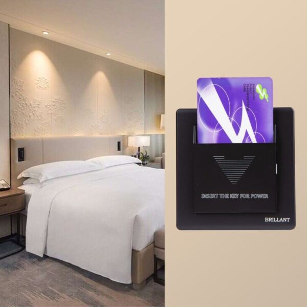 مفتاح كارت فندق مودرن - اسود