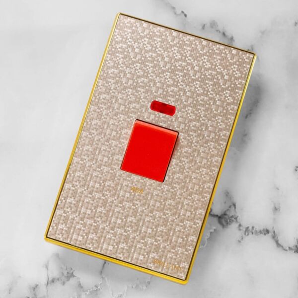 مفتاح مكيف 45 أمبير من برلنت - ذهبي