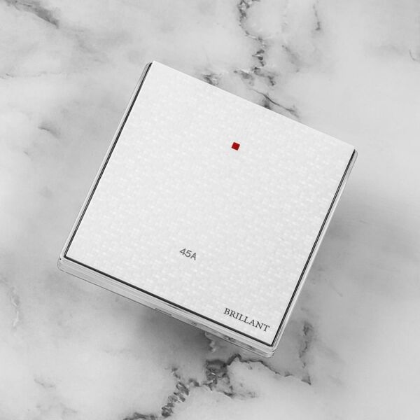 مفتاح مكيف 45 أمبير من برلنت - ابيض لؤلؤي