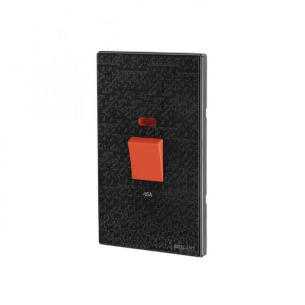 مفتاح مكيف 45 أمبير - اسود واحمر