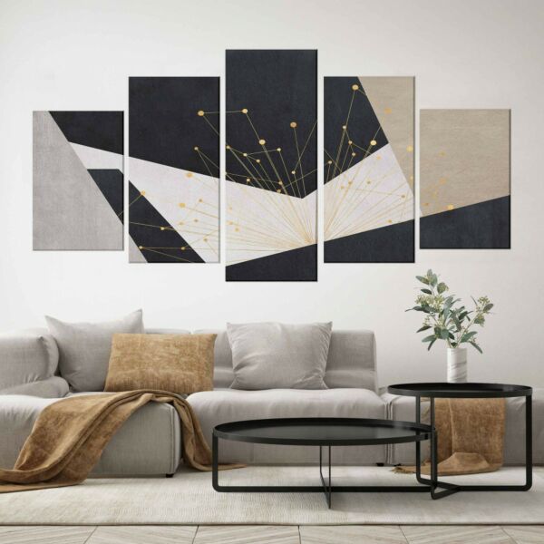 لوحه جدارية كانفس رواندا - مقسمة - 5 قطع