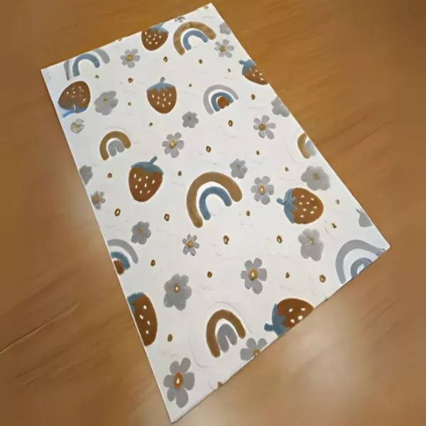 سجاد اطفال 200x300 سم امبريلا - برتقالي وبيج