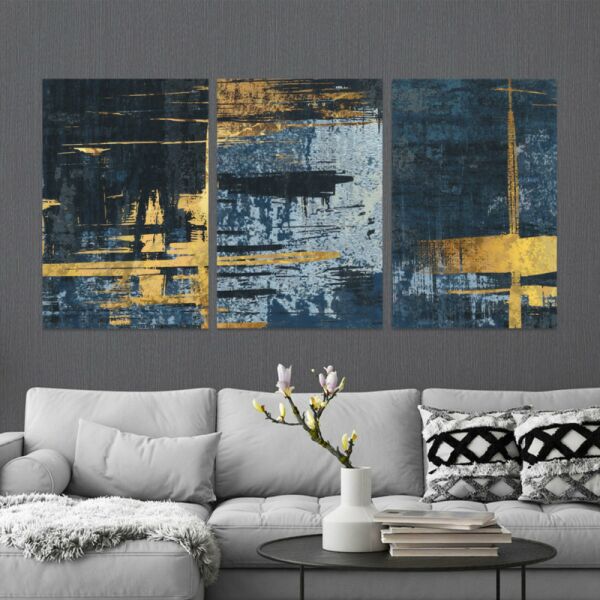 طقم لوحة جدارية فنية راديلا لتزيين الحائط 3 قطع - متعدد الالوان 