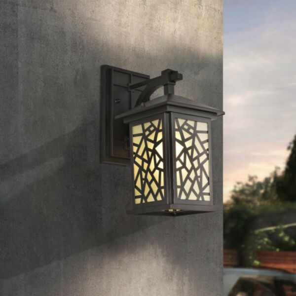 فانوس جداري سومانتك مربع اسود