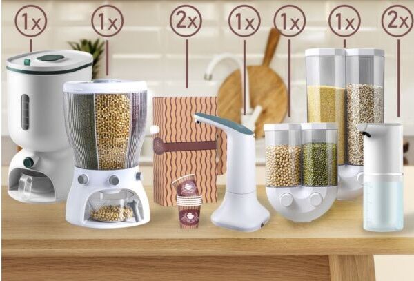 طقم تنظيم سفاري 9 قطع في صندوق 