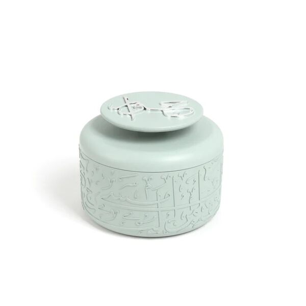 طقم حافظة طعام من جوار - اخضر وفضي