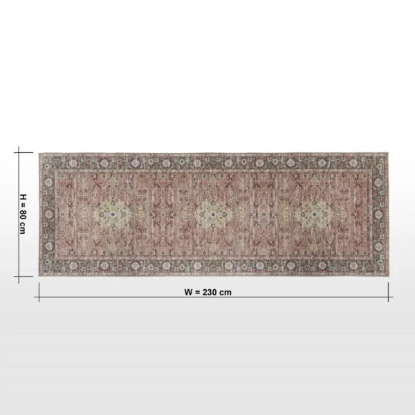 سجادة شنيل بطبعات من سوزاني - 80x230 سم