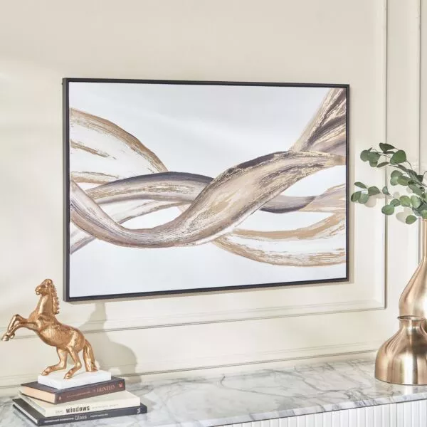 لوحة جدارية كانفاس مؤطرة من إنتانجلمنت - 90x60 سم