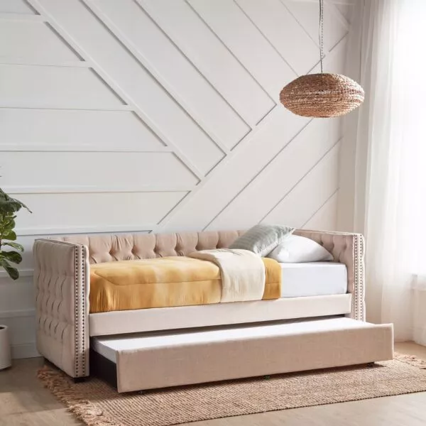 سرير نهاري مع وحدة سفلية - مونستون - 90x200 سم