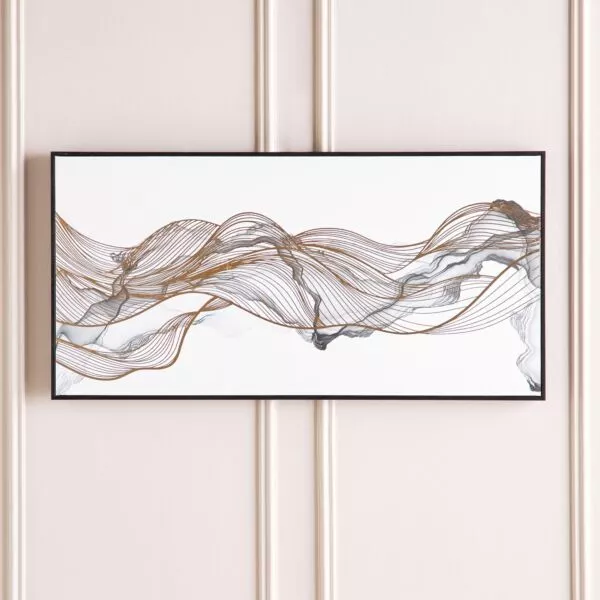 لوحة جدارية كانفاس مؤطرة - مينيا - 120x60 سم