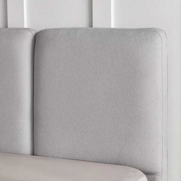 سرير كينج تشاركول 180x200 سم - رمادي فاتح