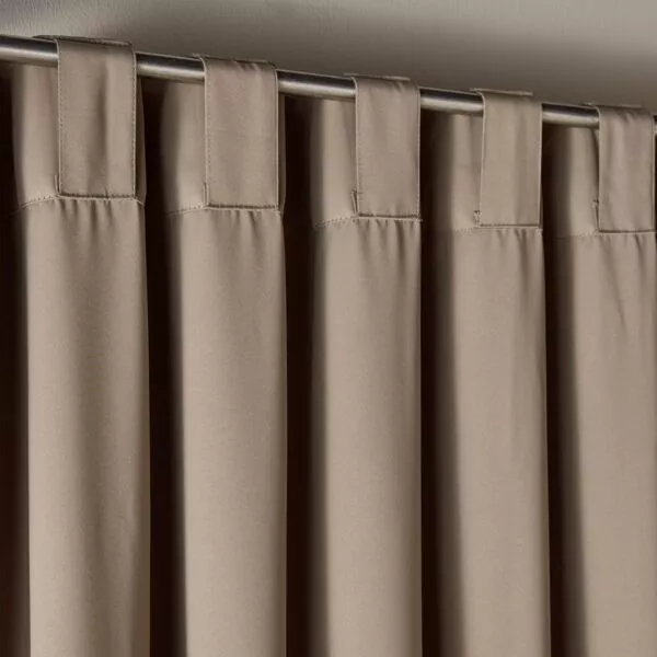 طقم ستائر تعتيم قطعتين - صن زيرو باكستر - 135x300 سم