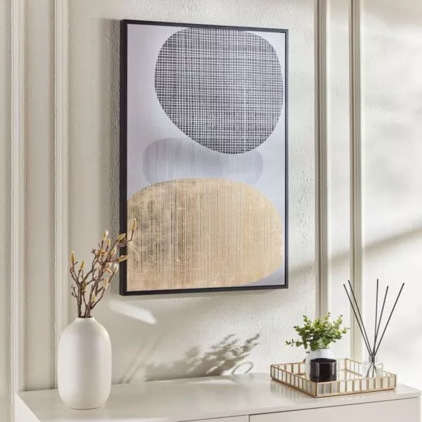 لوحة جدارية كانفاس بإطار روهو 60x90 سم - متعدد الالوان