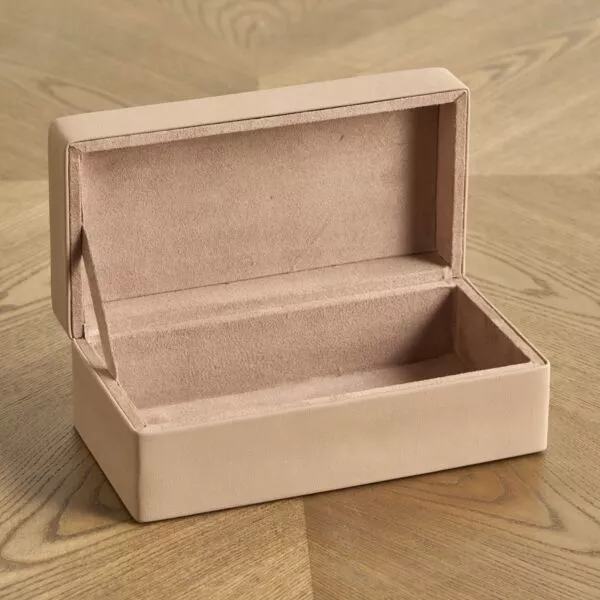صندوق ديكور بتصميم حصى - بيج