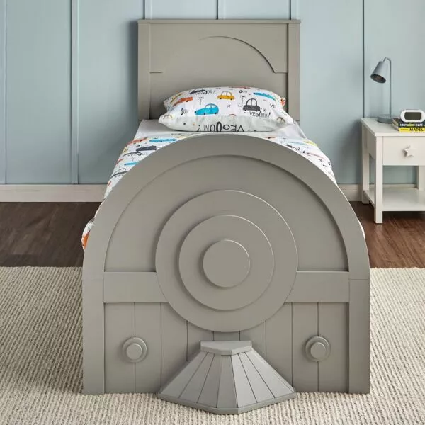 سرير توين بتصميم قطار للاطفال - 90x200 سم