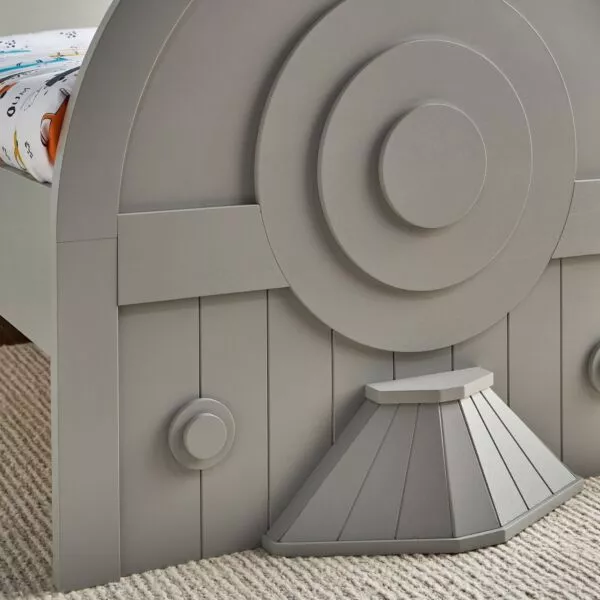 سرير توين بتصميم قطار للاطفال - 90x200 سم