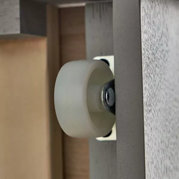 سرير توين قابل للسحب بتصميم قطار للاطفال - 90x190 سم