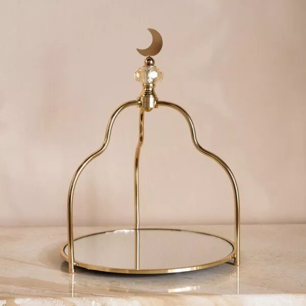 صحن ديكور معدن - مجلس - 26x26 سم