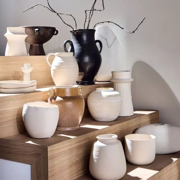 فازة سيراميك - تمارا - 21 سم