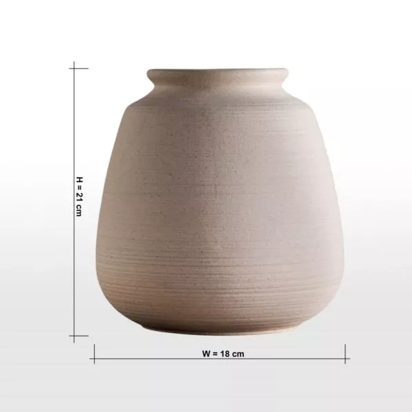 فازة سيراميك - تمارا - 21 سم