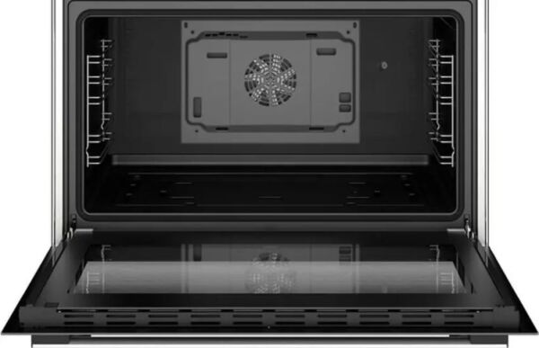 فرن غاز بوش 5 شعلات 125 لتر - فضي واسود