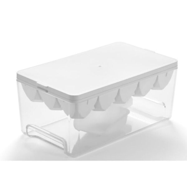 ثلاجة بابين ميديا 413 لتر - فضي