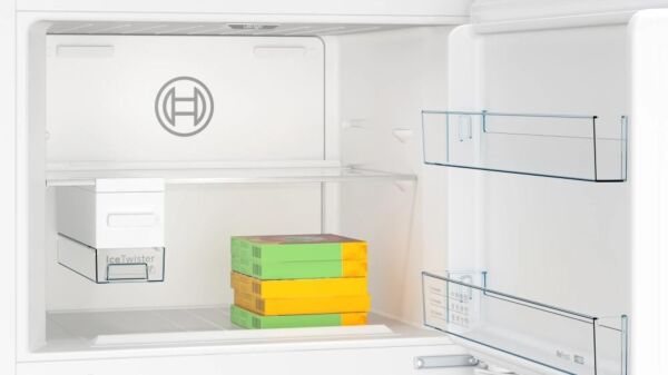 ثلاجة بوش قائمة بذاتها بفريزر علوي 581 لتر - أبيض