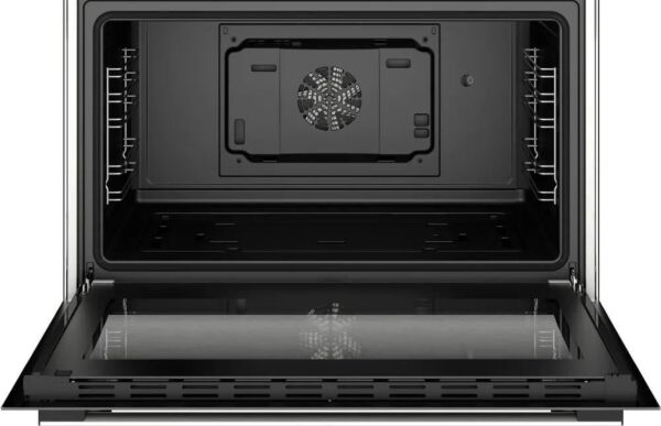 فرن غاز بوش 125 لتر 5 شعلات - فضي واسود