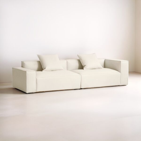 كنبة رباعية بروناي - كريمي