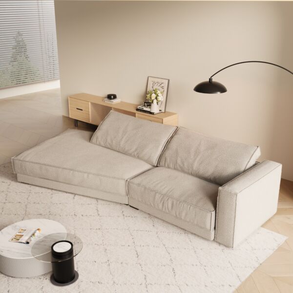 كنبة رباعية رومو - بيج