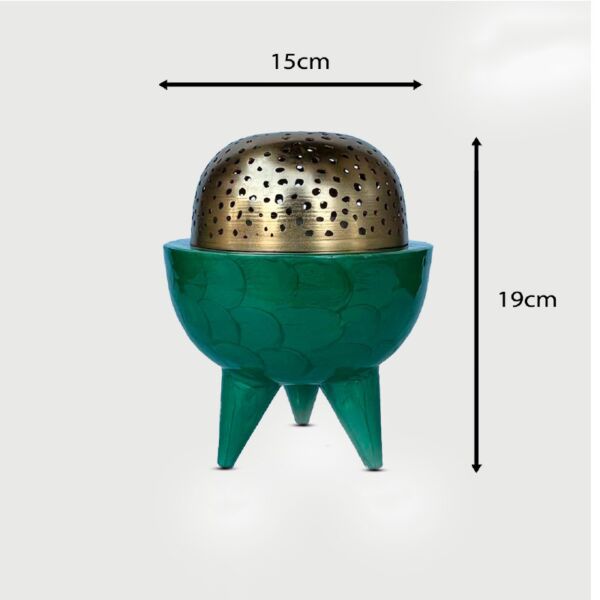 مبخرة كلاسي اخضر - صغير
