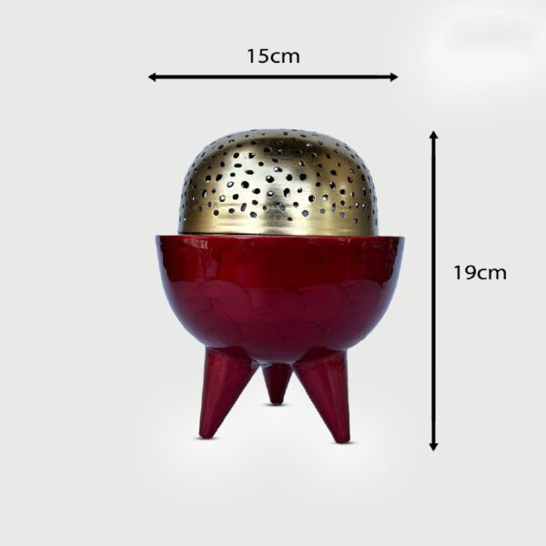 مبخرة كلاسي احمر - صغير 